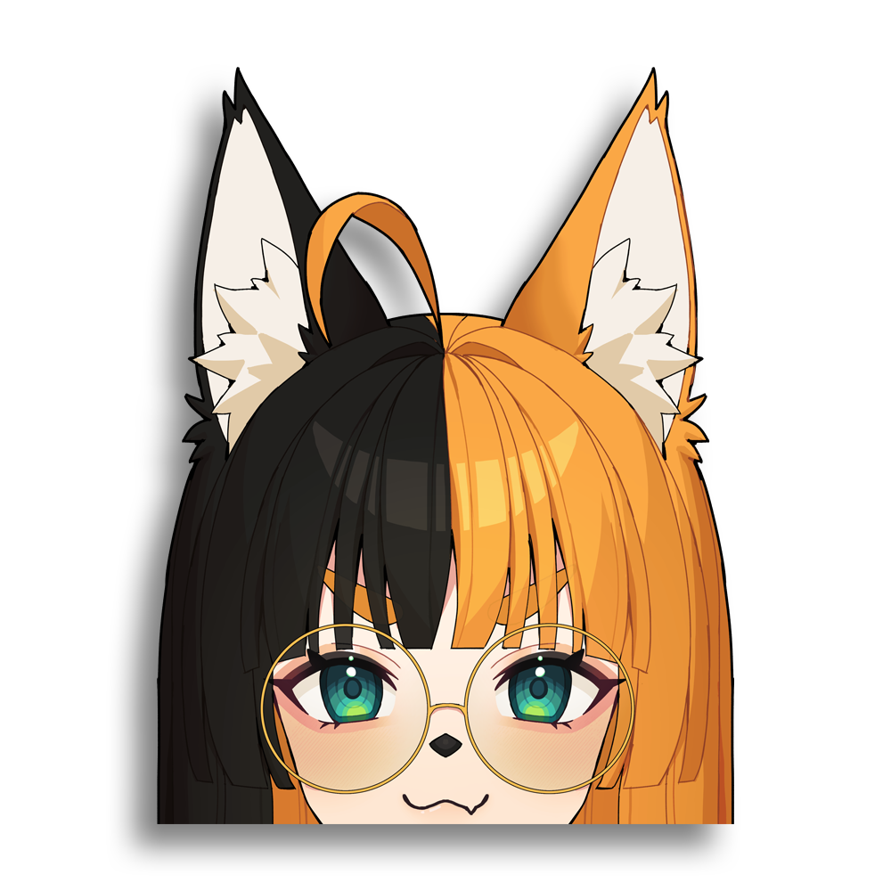 Cakejumper | Cake is Up to Something - Peeker Sticker