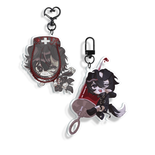 Pxppycorpse | The Asylum Patients - Keychains