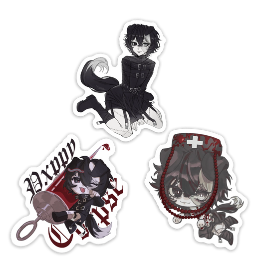 Pxppycorpse | Asylum Escapees - Stickers