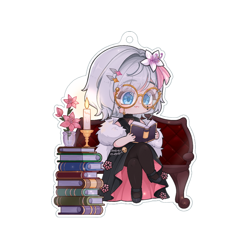 Sister Cecilia | Light Reading Sticker - Keychain